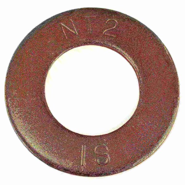 Midwest Fastener Flat Washer, For Screw Size 1" , Steel Zinc Yellow Finish, 5 PK 931052 - main